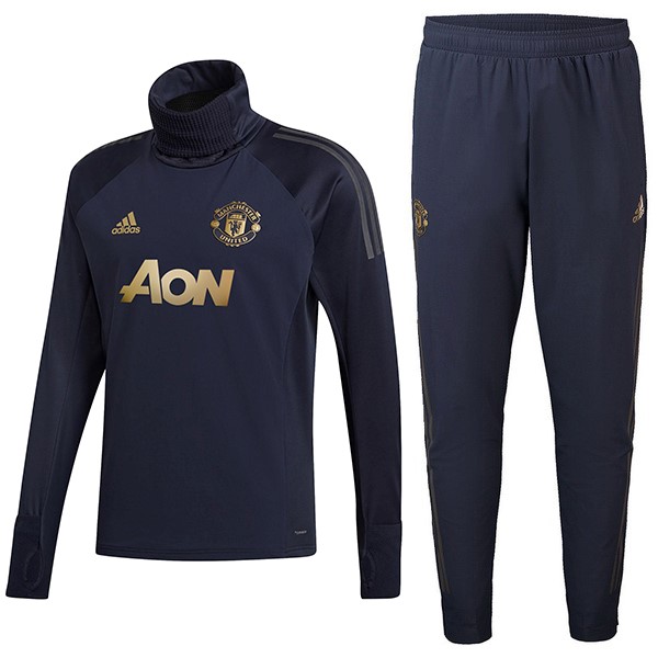 Chandal Niños Manchester United 2018/19 Azul Oro